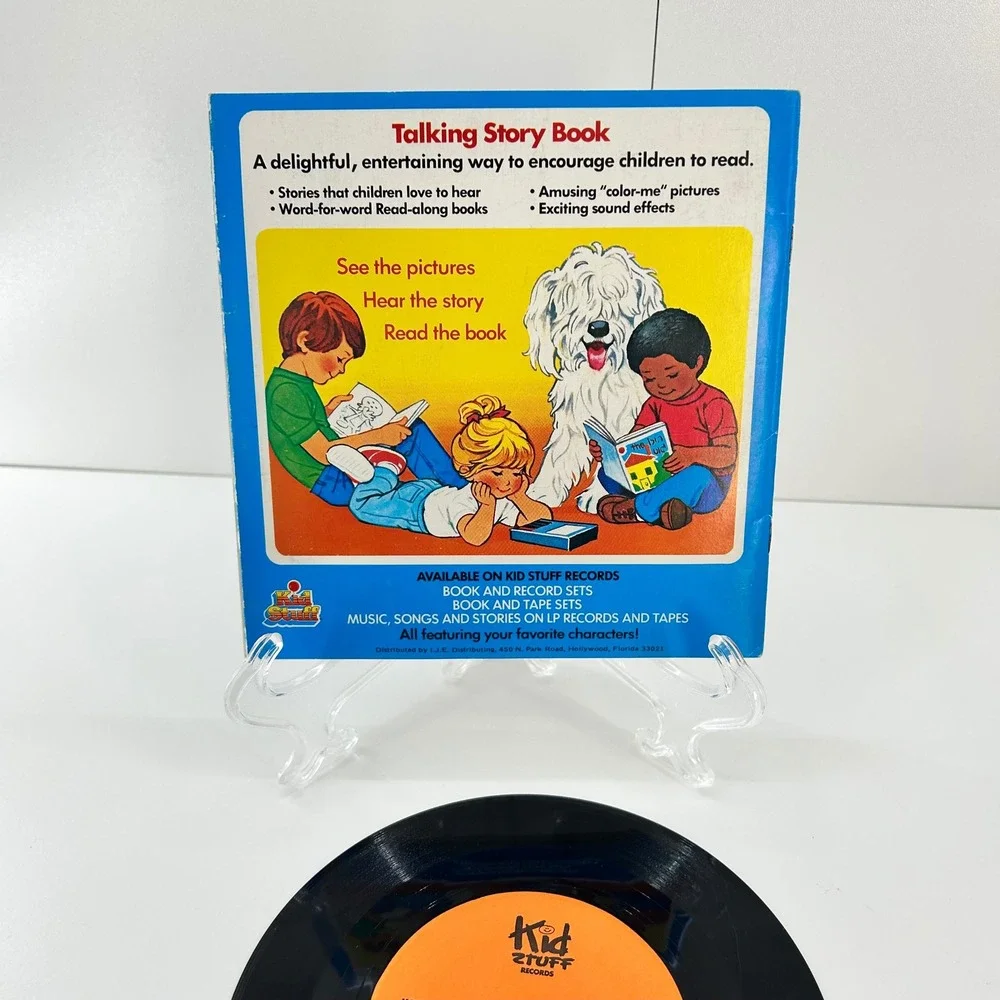 Vintage‎ Pac Man Goes to Playland Talking Story Book Record Kid Stuff 1980